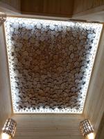 Продажа панно для бани и сауны 1000х1000 "можжевельник" 3d, шлиф., кв.м. в Тюмени  в интернет-магазине Vseizdereva