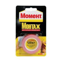 Продажа лента клейкая "момент монтаж" двусторонняя 1,5м/120кг в Тюмени  в интернет-магазине Vseizdereva