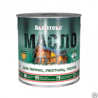 Продажа масло для террас, лестниц, полов "акватекс" 0,75л (-40°c) в Тюмени  в интернет-магазине Vseizdereva