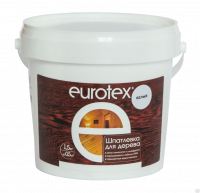 Продажа шпатлевка для дерева (акрил) "eurotex" сосна 1,5кг (+5°c) в Тюмени  в интернет-магазине Vseizdereva