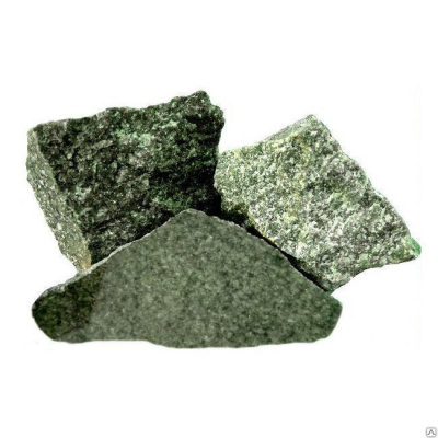 Продаем камни для бани (колотые) жадеит хакасский (коробка 10кг) фракция 70-150 в Тюмени по доступным ценам.