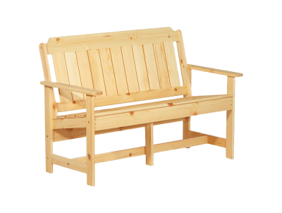 Продаем скамейка садовая со спинкой (лиственница) 1375х550х920 "дачная" в Тюмени по доступным ценам.