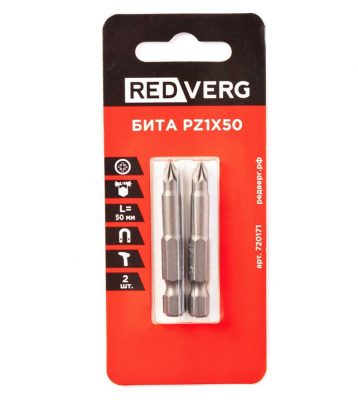 Продаем бита pz1х50 (упак. 2шт) redverg в Тюмени по доступным ценам.