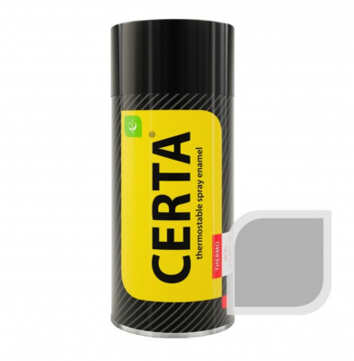 Продаем эмаль термостойкая "certa" (аэрозольный баллон) серебристая 520мл (-30°c) в Тюмени по доступным ценам.